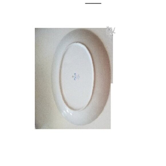 Relish Plate Oval Cheryl by ROYAL M-MITA 10" long Floral Pink - Picture 10 of 12